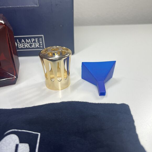 lampe berger lamp cube red Comes With Accessories And Box - Picture 3 of 8